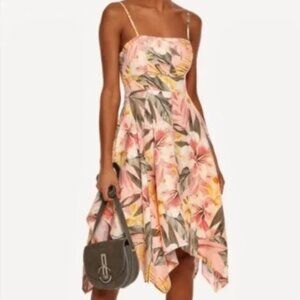 Joie Floral Phara 100% Linen Dress Womens Size 4